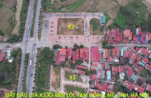 Bán đất đấu giá X2, Tam Đồng, Mê Linh