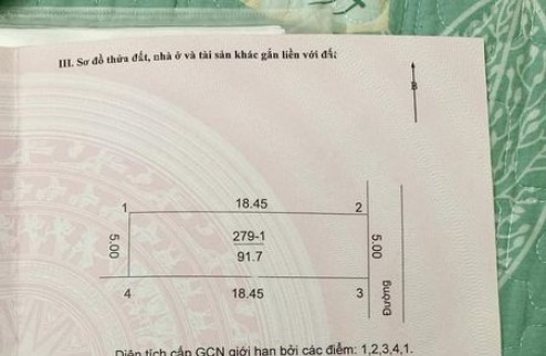 Cần bán nhanh lô đất tại Mỹ Lộc, Thanh Lâm, Mê Linh. dt 91m2. Giá tốt