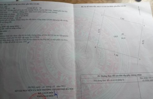 Giá rẻ nhất Quang Minh Mê Linh Hà Nội ,