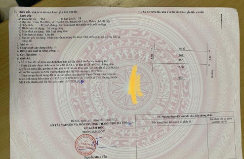 Đất phú hữu thanh lâm gần vành đai 4