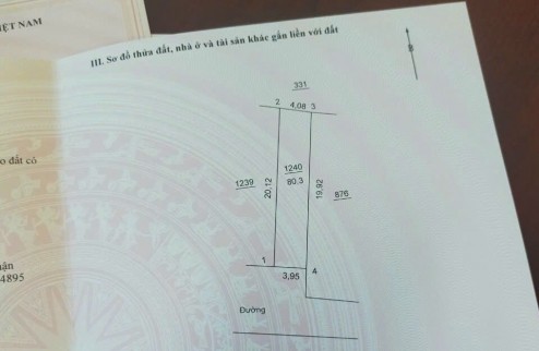 Đất yên vinh đường rộng ngõ thông