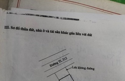 Đất kinh doanh đường liên xã 312 giá rẻ