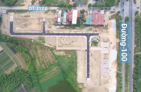 Đất đấu giá mặt đường trục chính mê linh giá rẻ